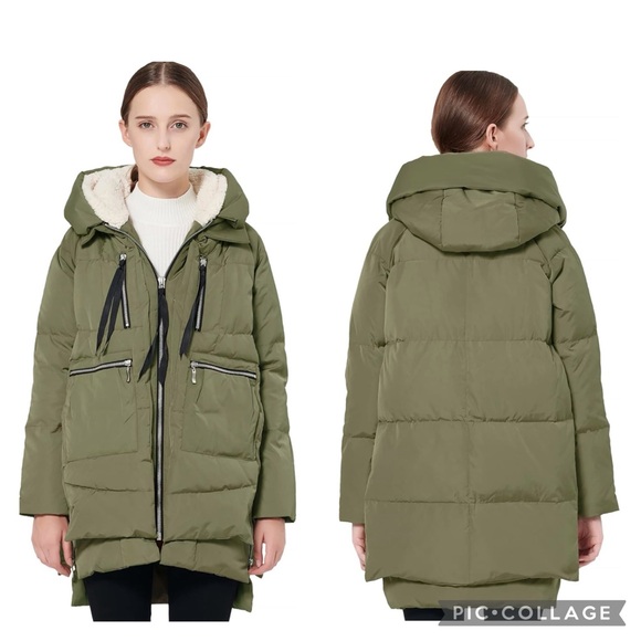 Orolay Women’s Thickened Down Jacket - Small, Green - Picture 2 of 15